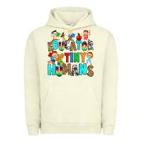 Pigment Pistachio Educator of tiny humans Urban Hoodie - RanaPortraitStore