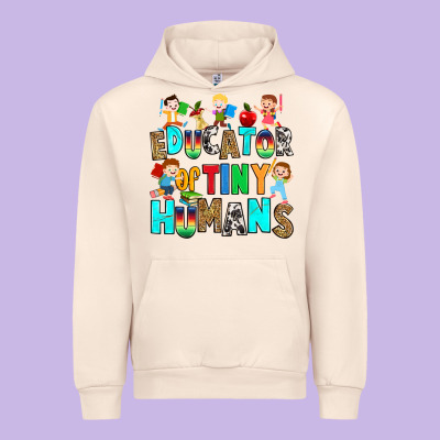 Educator Of Tiny Humans Urban Hoodie Designed By Ranaportraitstore