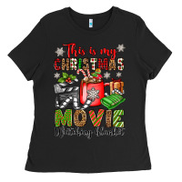 Black this is my christmas movie watching blanket Ladies Tee - OliviaCreatesArt
