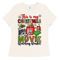 Bone this is my christmas movie watching blanket Ladies Tee - OliviaCreatesArt