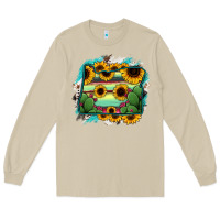 Mushroom Oregon Map Sunflower Cactus Serape Long Sleeve Tee - RanaPortraitStore