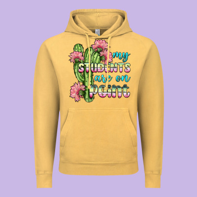 My Students Are On Point Vintage Hoodie Designed By Bundleandbundleshop