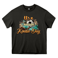 Asphalt It's a Soccer Kinda Day Heavy Core Tee - HowdyJamesFarm
