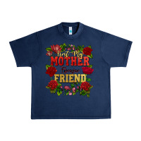 Navy First my mother forever my friend Mother's Day Urban Heavy Tee - FaDigitalArtStudio
