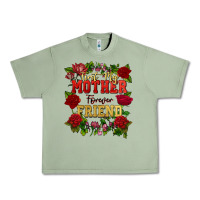 Oil Green First my mother forever my friend Mother's Day Urban Heavy Tee - FaDigitalArtStudio