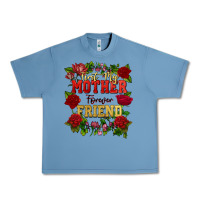 Pebble Blue First my mother forever my friend Mother's Day Urban Heavy Tee - FaDigitalArtStudio