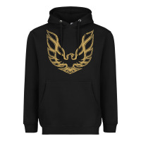 Black Trans Am Heavyweight Hoodie - maiPhamDesign