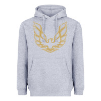 Heather Grey Trans Am Heavyweight Hoodie - maiPhamDesign