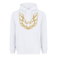 White Trans Am Heavyweight Hoodie - maiPhamDesign