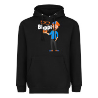 Kids Cartoon Blippis Funny Heavyweight Hoodie | Teevron