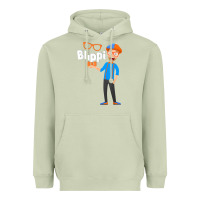 Matcha Kids Cartoon Blippis funny Heavyweight Hoodie - maiPhamDesign