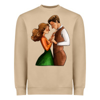 Mushroom valentines day couple Heavyweight Sweatshirt - AdoDesignShop