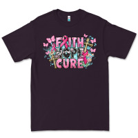 Plum Faith hope cure Cancer Awareness Premium Tee - HowdyJamesFarm