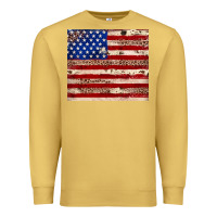 Antique Gold American flag leopard cowhide Premium Sweatshirt - JahusDesignShop