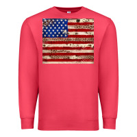 Cardinal American flag leopard cowhide Premium Sweatshirt - JahusDesignShop