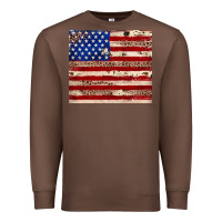 Chestnut American flag leopard cowhide Premium Sweatshirt - JahusDesignShop
