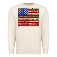 Sandshell American flag leopard cowhide Premium Sweatshirt - JahusDesignShop