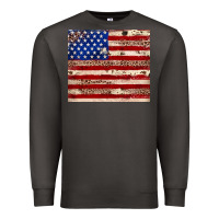 Smoke American flag leopard cowhide Premium Sweatshirt - JahusDesignShop