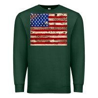 Sports Green American flag leopard cowhide Premium Sweatshirt - JahusDesignShop