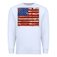 White American flag leopard cowhide Premium Sweatshirt - JahusDesignShop