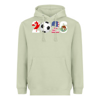 Matcha North America 2026 Football  Canada USA Mexico Soccer Heavyweight Hoodie - maiPhamDesign