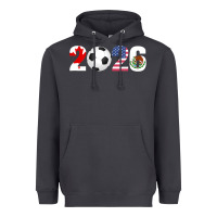 North America 2026 Football  Canada Usa Mexico Soccer Heavyweight Hoodie | Teevron