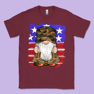 Military Gnomes Boots American Flag Classic Tee Designed By Artiststas