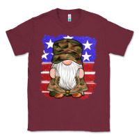 Burgundy military gnomes boots american flag Classic Tee - Artiststas