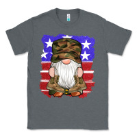 Charcoal Heather military gnomes boots american flag Classic Tee - Artiststas
