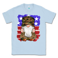 Dusty Blue military gnomes boots american flag Classic Tee - Artiststas