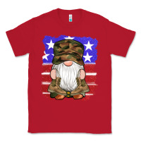 Red military gnomes boots american flag Classic Tee - Artiststas