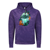 Cloud Purple Winter Bobba Cup Vintage Hoodie - FaDigitalArtStudio