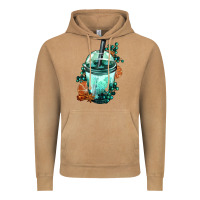 Vintage Camel Winter Bobba Cup Vintage Hoodie - FaDigitalArtStudio