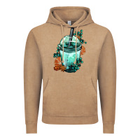 Vintage Coffee Winter Bobba Cup Vintage Hoodie - FaDigitalArtStudio