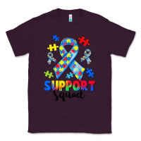 Plum support squad autism Classic Tee - CowGirlArtShop