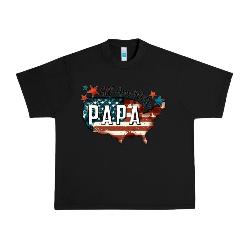 All American Papa Urban Heavy Tee by FaDigitalArtStudio | Teevron