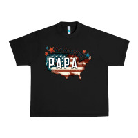Black all american papa Urban Heavy Tee - FaDigitalArtStudio