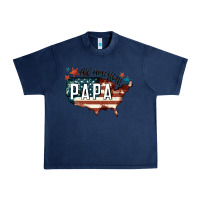 Navy all american papa Urban Heavy Tee - FaDigitalArtStudio