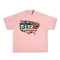 Salmon all american papa Urban Heavy Tee - FaDigitalArtStudio