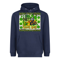 Navy a little dirt never hurt st patrick s bulldozer Heavyweight Hoodie - JahusDesignShop
