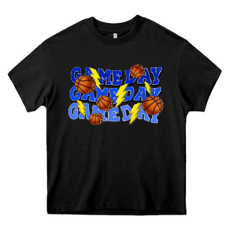 Game Day Game Day Game Day Lightning Bolt Heavy Core Tee by HowdyJamesFarm | Teevron