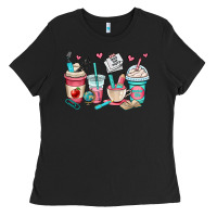 Black teacher coffee cups Ladies Tee - OliviaCreatesArt
