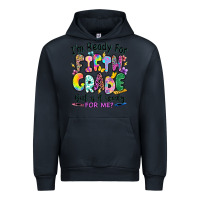 Navy I'm ready for fifth grade but is it ready for me Urban Hoodie - RanaPortraitStore