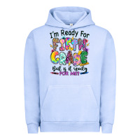 Pigment Grape Ice I'm ready for fifth grade but is it ready for me Urban Hoodie - RanaPortraitStore