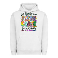 Pigment Lunar Rock I'm ready for fifth grade but is it ready for me Urban Hoodie - RanaPortraitStore