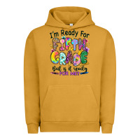 Pigment Peanut Butter I'm ready for fifth grade but is it ready for me Urban Hoodie - RanaPortraitStore
