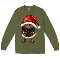 Army Green afro santa gnomes Long Sleeve Tee - FaDigitalArtStudio