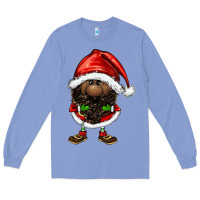Colony Blue afro santa gnomes Long Sleeve Tee - FaDigitalArtStudio