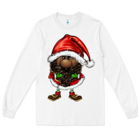 White afro santa gnomes Long Sleeve Tee - FaDigitalArtStudio