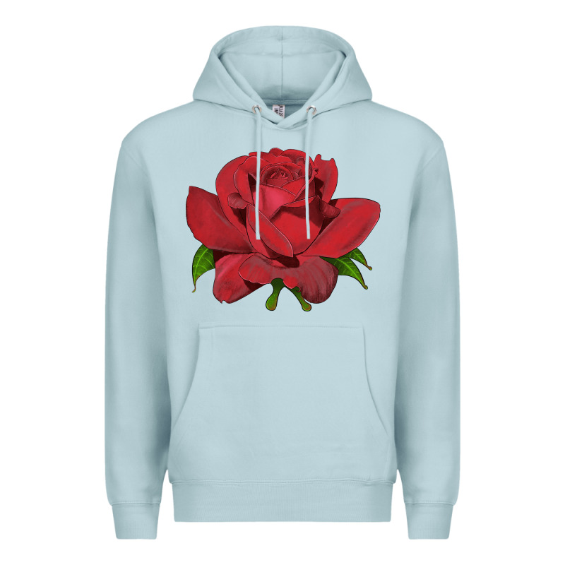 Oklahoma Rose Illustrations Premium Hoodie by LillyAllenDesigns | Teevron